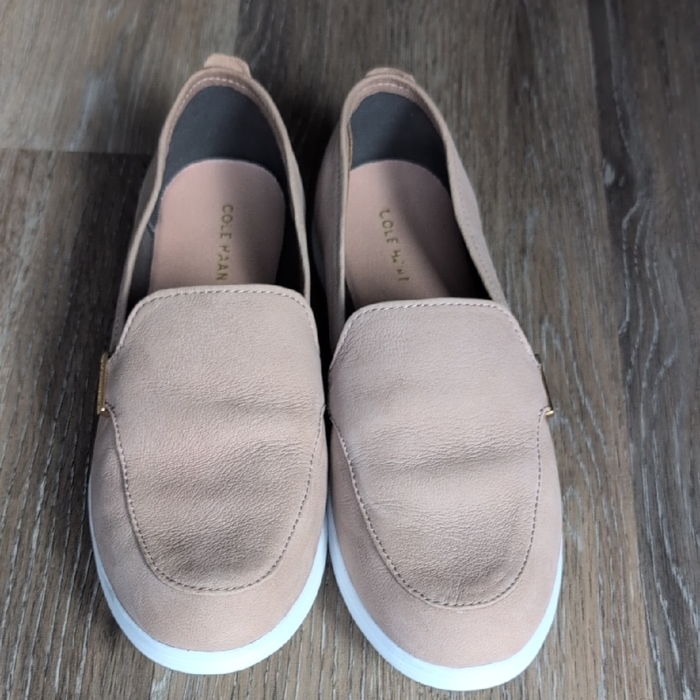 Cole Haan Women's Tan Slip-On Loafers